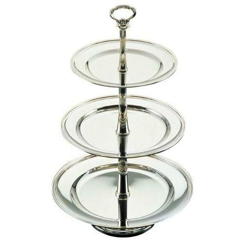 UK 18-8 バロン 3段ケーキスタンド