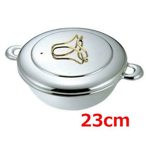 プロデンジ しゃぶしゃぶ鍋(ツマミ金仕上) 23cm