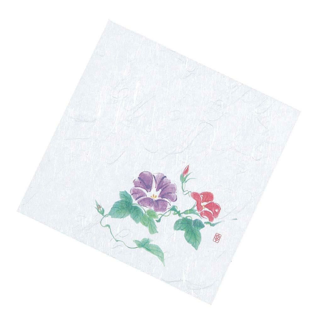 ニュー四季懐紙 4寸(100枚入) NS-107 朝顔(7月から8月)