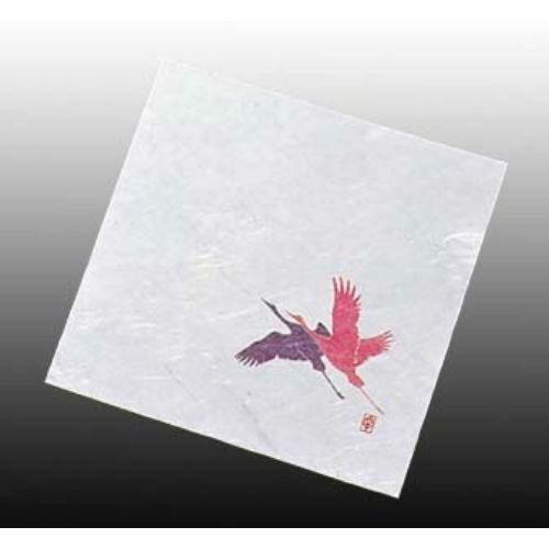 ニュー四季懐紙 4寸(100枚入) NS-28 つる(祝)