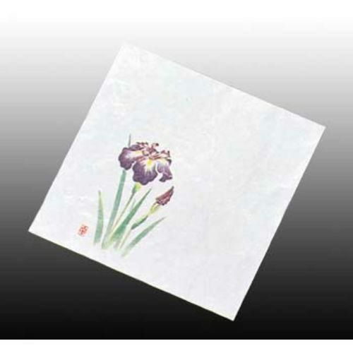 ニュー四季懐紙 5寸(100枚入) NS-7 あやめ(5月から6月)