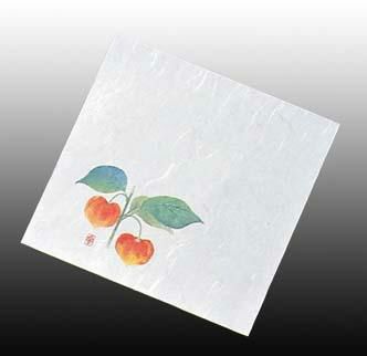 ニュー四季懐紙 5寸(100枚入) NS-8 ほうずき(7月から8月)