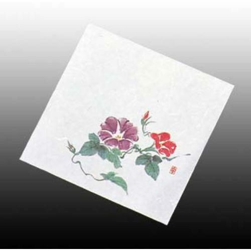 ニュー四季懐紙 5寸(100枚入) NS-9 あさがお(7月から8月)