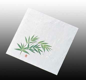 ニュー四季懐紙 5寸(100枚入) NS-12 笹(オールシーズン)