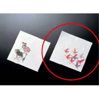 ニュー四季懐紙 5寸(100枚入) NS-2 つる(祝)