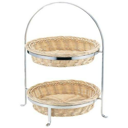 籐カゴスタンド 2段