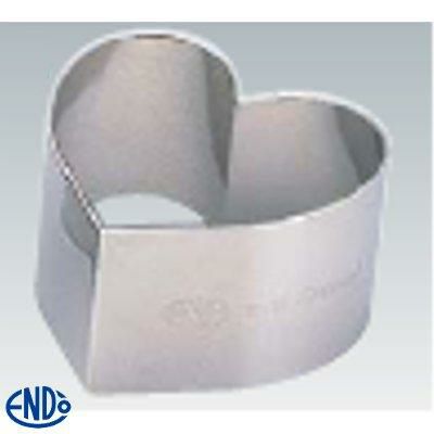 18-8 アルゴンケーキリング ハート 65×65×40