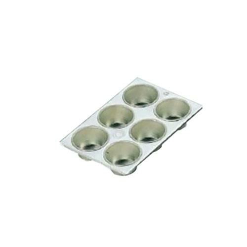 ブリキマフィン型 6pcs Cマフィン型（＃11-6Ｐ）