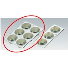 ブリキマフィン型 6pcs ＃98-6P