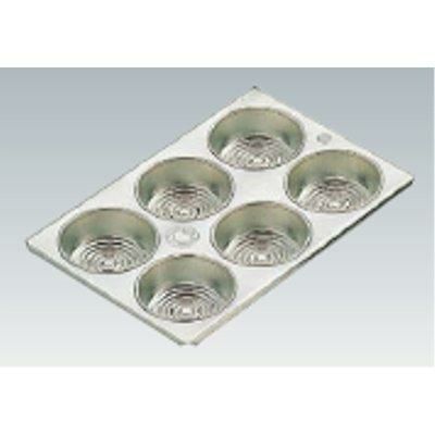 ブリキ蛇の目マフィン型