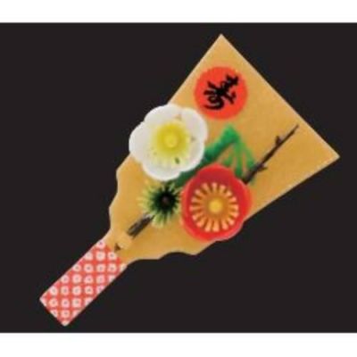 料理飾り 羽子板松竹梅ゴールド (50入り)/業務用/新品/小物送料対象商品