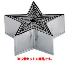 パテ抜型 星 12pcs セット