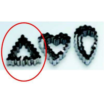 18-8波クッキーカッター 18mm 3pcs 三角