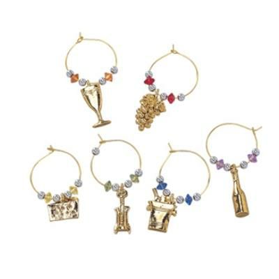 グラスマーカー6個セットゴールド ファンヴィーノ