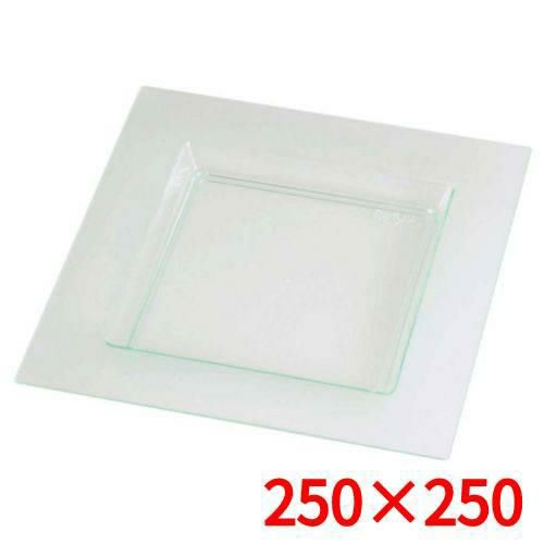 ソリア ディアマンテプレート クリアグリーン PS31130(10入) 250×250