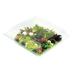 ソリア ヴァンドームトレー 深型 クリアグリーン PS31630(50入) 200×200×H40