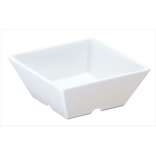 小鉢 メラミン スクエア小鉢 10cm SS-24 ホワイト SS-24 幅94 奥行94 高さ38