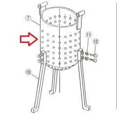 EBM 18-8 ギョーザ絞り器用 （7）絞り容器 EBM