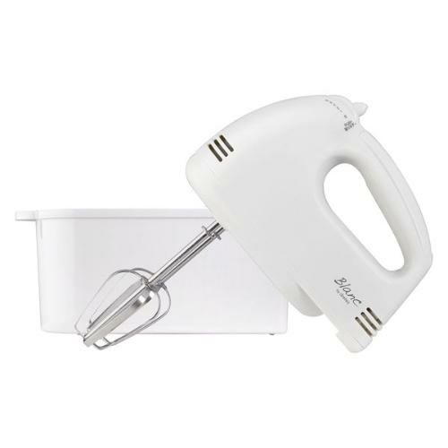 ドリテック ハンドミキサー HM-711WT(ケース付) ホワイト 幅201×奥行97×高さ196mm