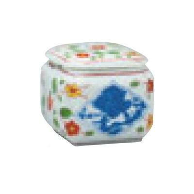 赤絵山水辛子入 B16-3