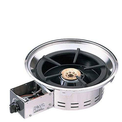 鍋物テーブル燃焼部セット CTK-22S 13A 黒