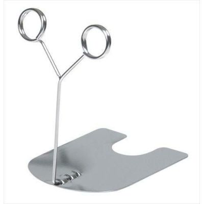 メニュークリップ 【ツインリングスタンド TW-10-S シルバー】 TW-10 幅70 奥行85 高さ100 【グループA】