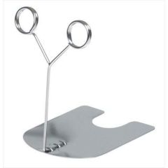 メニュークリップ 【ツインリングスタンド TW-10-S シルバー】 TW-10 幅70 奥行85 高さ100 【グループA】