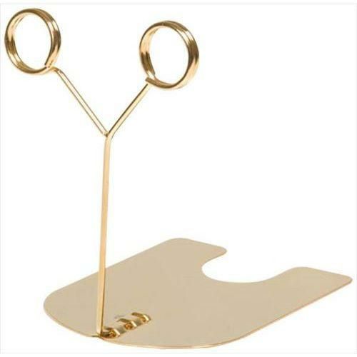 メニュークリップ 【ツインリングスタンド TW-10-G ゴールド】 TW-10 幅70 奥行85 高さ100 【グループA】