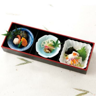 松花堂/風 三つ仕切り風セット