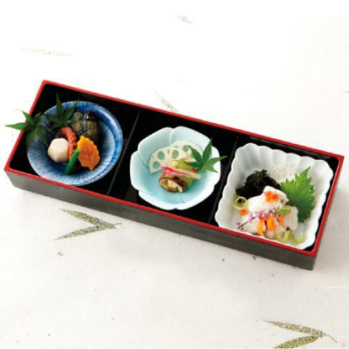 松花堂/風 三つ仕切り風セット