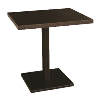 テンポスオリジナル テーブル（集成材）幅600×奥行700×高さ700 天板厚み40 DB色