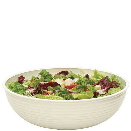 キャンブロ 丸型リブド サラダボール RSB12CW(148)ホワイト