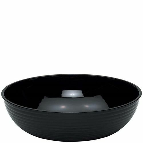 キャンブロ 丸型リブド サラダボールRSB18CW(110)ブラック