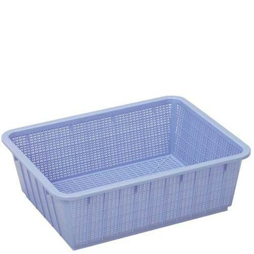 アシスト カラー角ザル 49型 ブルー