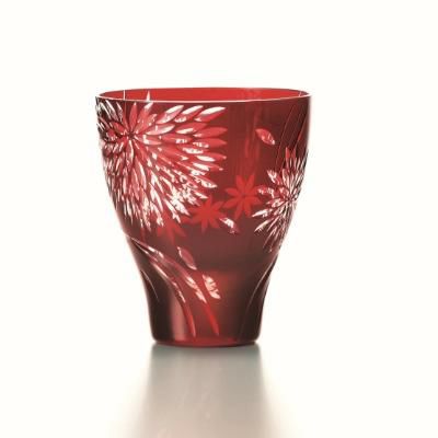 【タンブラー(キク)】 高さ109 口径直径:95,最大寸法:95