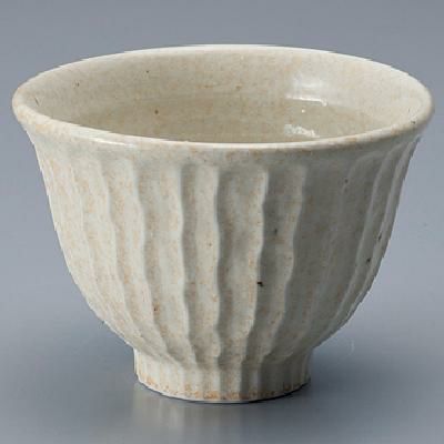 窯変志野 しのぎ小丼