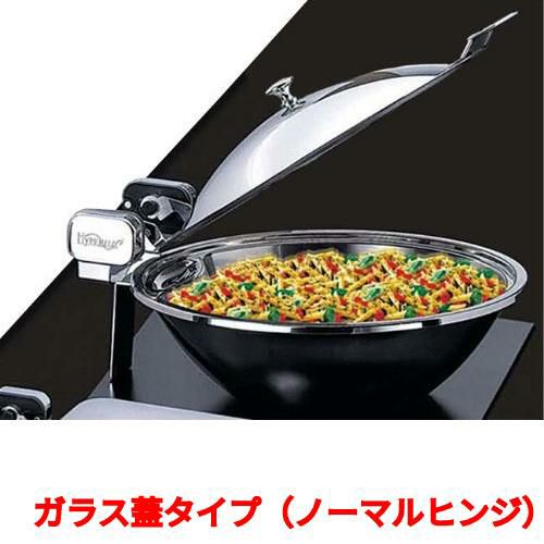 中華磁器サーバー ガラス蓋タイプ(ノーマルヒンジ)