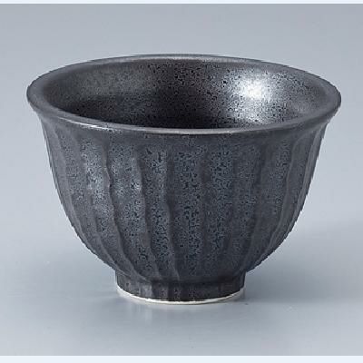 黒御影 しのぎ飯碗