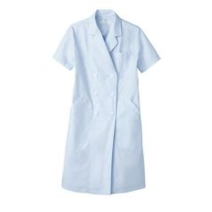 ドクターコート レディス半袖 サックス レディス 51-014