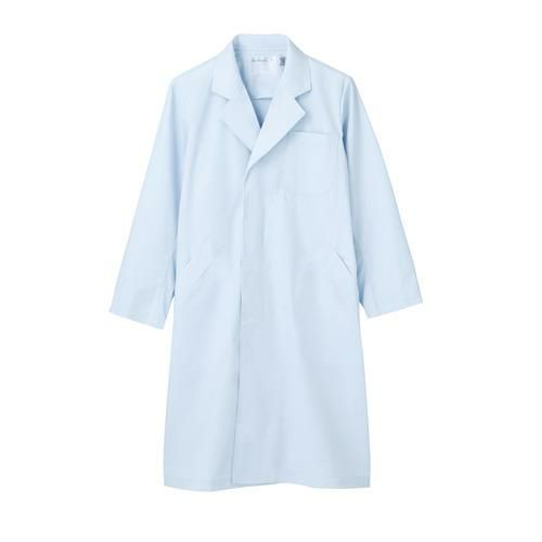 ドクターコート メンズ 長袖 サックス メンズ 51-803