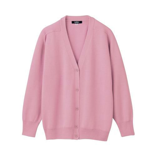 カーディガン レディス 長袖 ピンク レディス 56-024