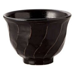 柚子黒天目ねじり小丼