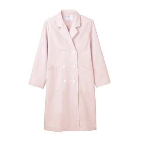 ドクターコート レディス長袖 ピンク レディス 71-075