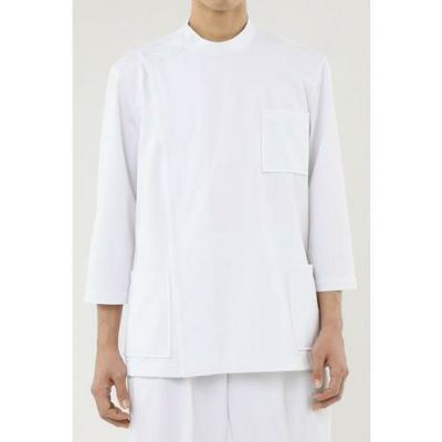 ケーシー メンズ 8分袖 白 メンズ 72-701