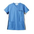 スクラブ 兼用 半袖 コバルトブルー/ネイビー/グレー 男女兼用 72-923