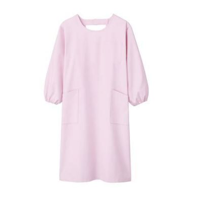 予防衣 兼用 長袖 ピンク 男女兼用 74-403