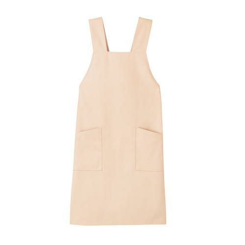 予防衣エプロン 兼用 シェルピンク 男女兼用 75-519