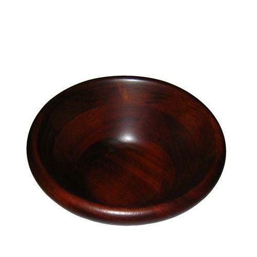 天然木サラダボール こげ茶 14cm 32021