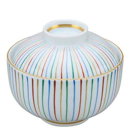 アルセラム強化食器 色十草蓋物 EC3－54