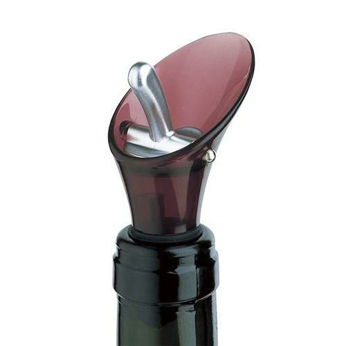 カラー ワインストッパー＆ポアラー ワインレッド 8302